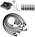 Ignition Wires & Spark Plugs Kit for Chevy C10 C30 GMC C2500 (1973–1987)