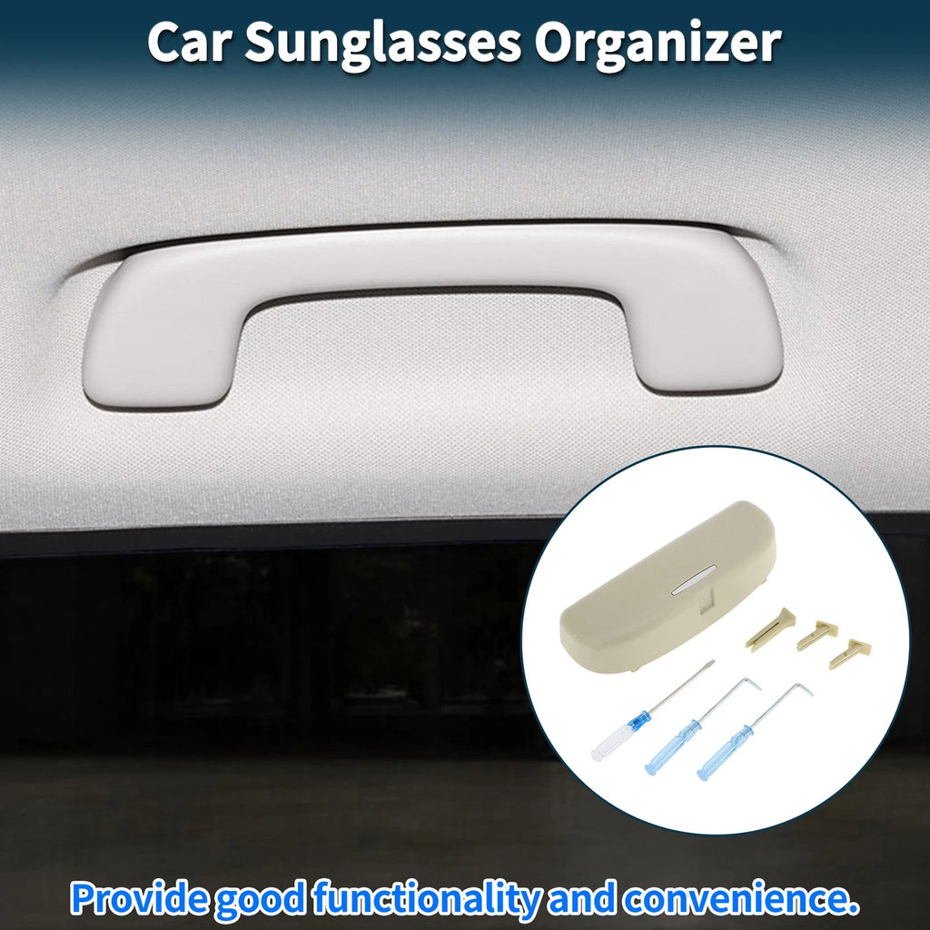 Sunglasses Case for Volkswagen Golf (2010–2023) Eyeglasses Holder Beige