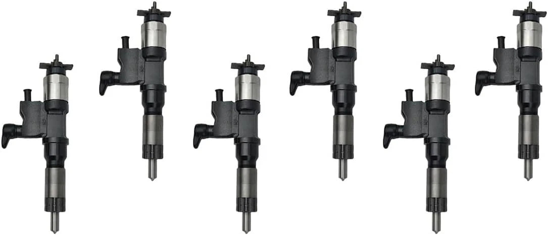 6X Fuel Injector 095000-5321 23670-E0140 for Hino N04C Diesel Engine (2004–2010)