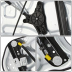 Power Window Regulator w/Panel for Hyundai Elantra Hatchback (2009–2012)