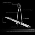 Lightweight Aluminum Roof Top Bicycle Mount Rack for Cars (2010–2023)