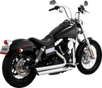 Vance & Hines Big Shots Chrome Exhaust for Harley Dyna Softail (2010–2017)