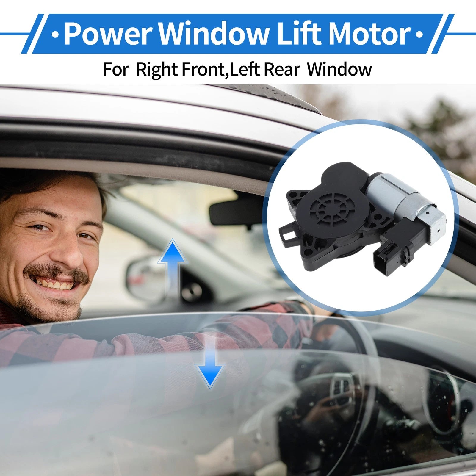 Power Window Regulator Lift Motor Kit for Mazda 3 6 CX-7 CX-9 (G22C5858XV)