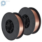 2 Pack Mild Steel MIG Welding Wire for Universal Use (10-lbs Roll)