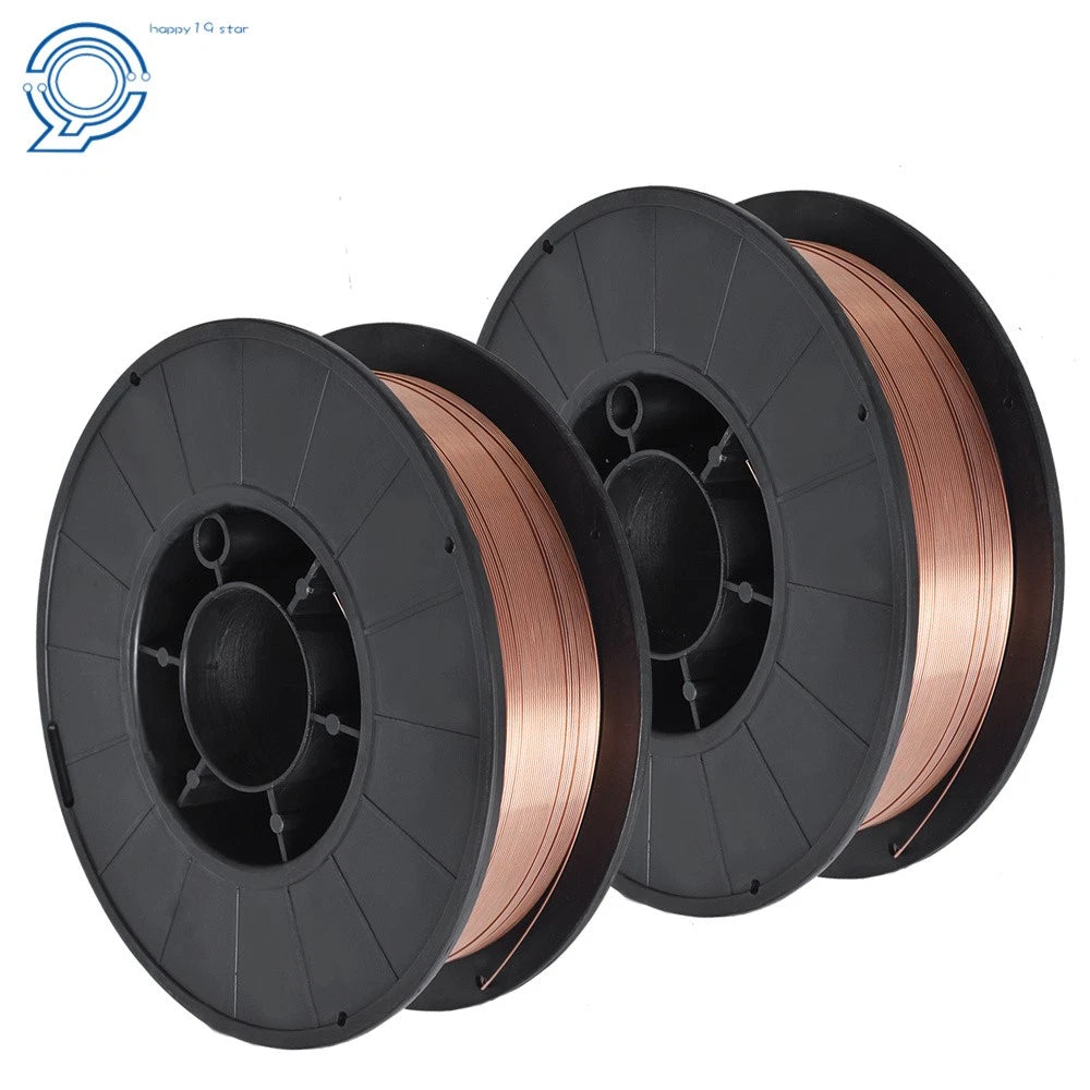 2 Pack Mild Steel MIG Welding Wire for Universal Use (10-lbs Roll)