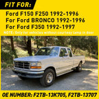 2X Door Panel Courtesy Light Lens Cover for Ford F-150 (1992–1996)