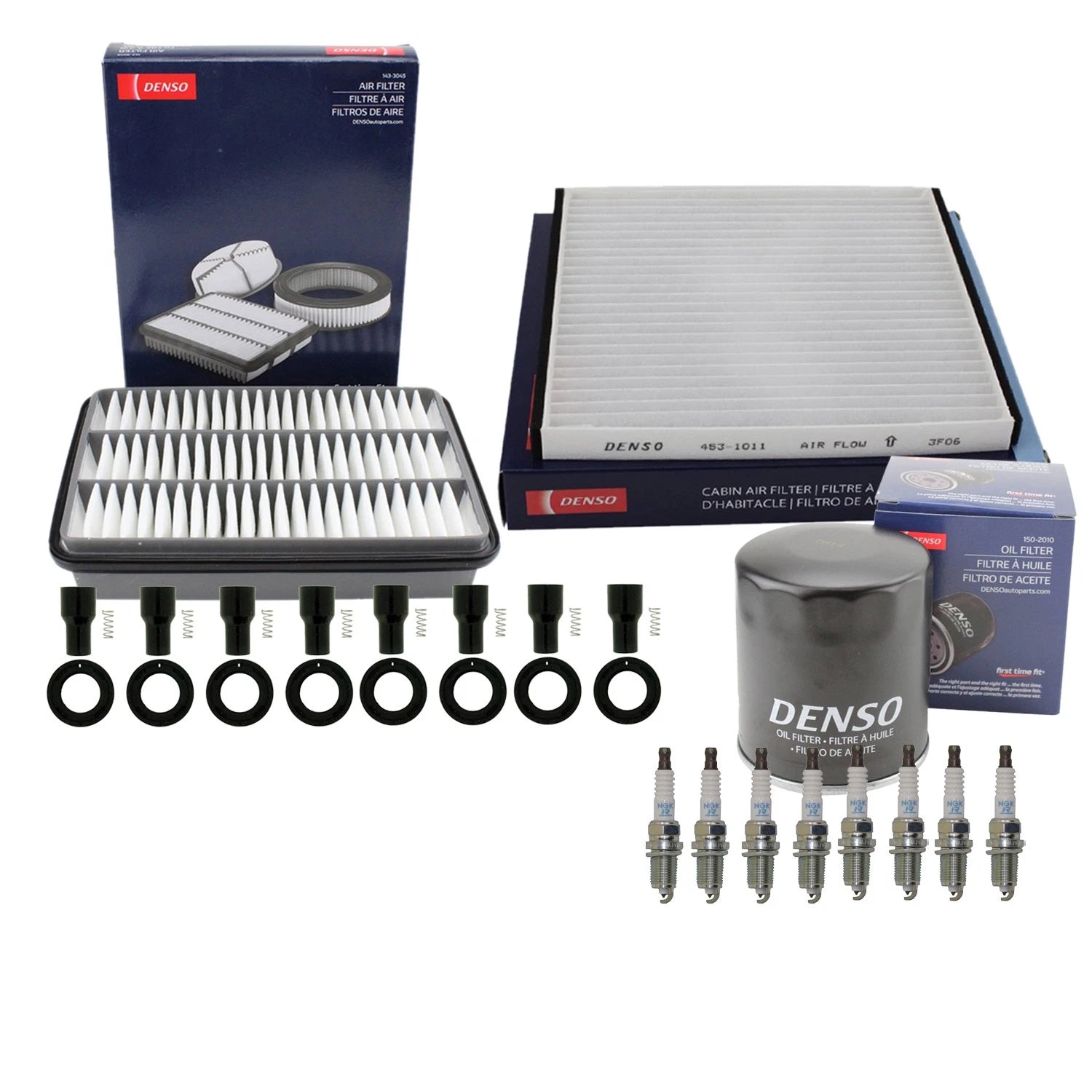 Tune Up Kit with NGK 8 Spark Plugs & Boots for Lexus GX470 (2003–2009)