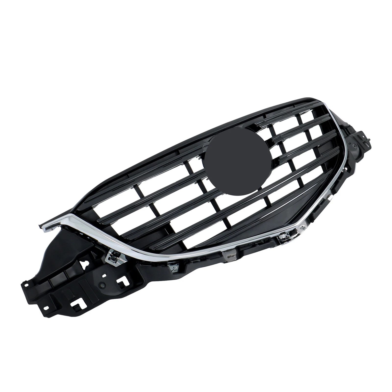 Front Grille for Mazda CX-5 (2015–2016) Painted Black with Chrome Molding