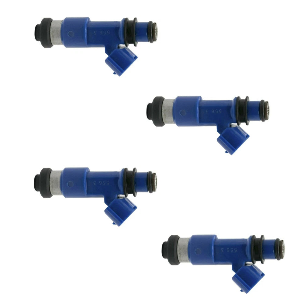 Set of 4 Dark Blue 565cc Fuel Injectors for Subaru WRX / STI (2002–2021) 16611-AA720