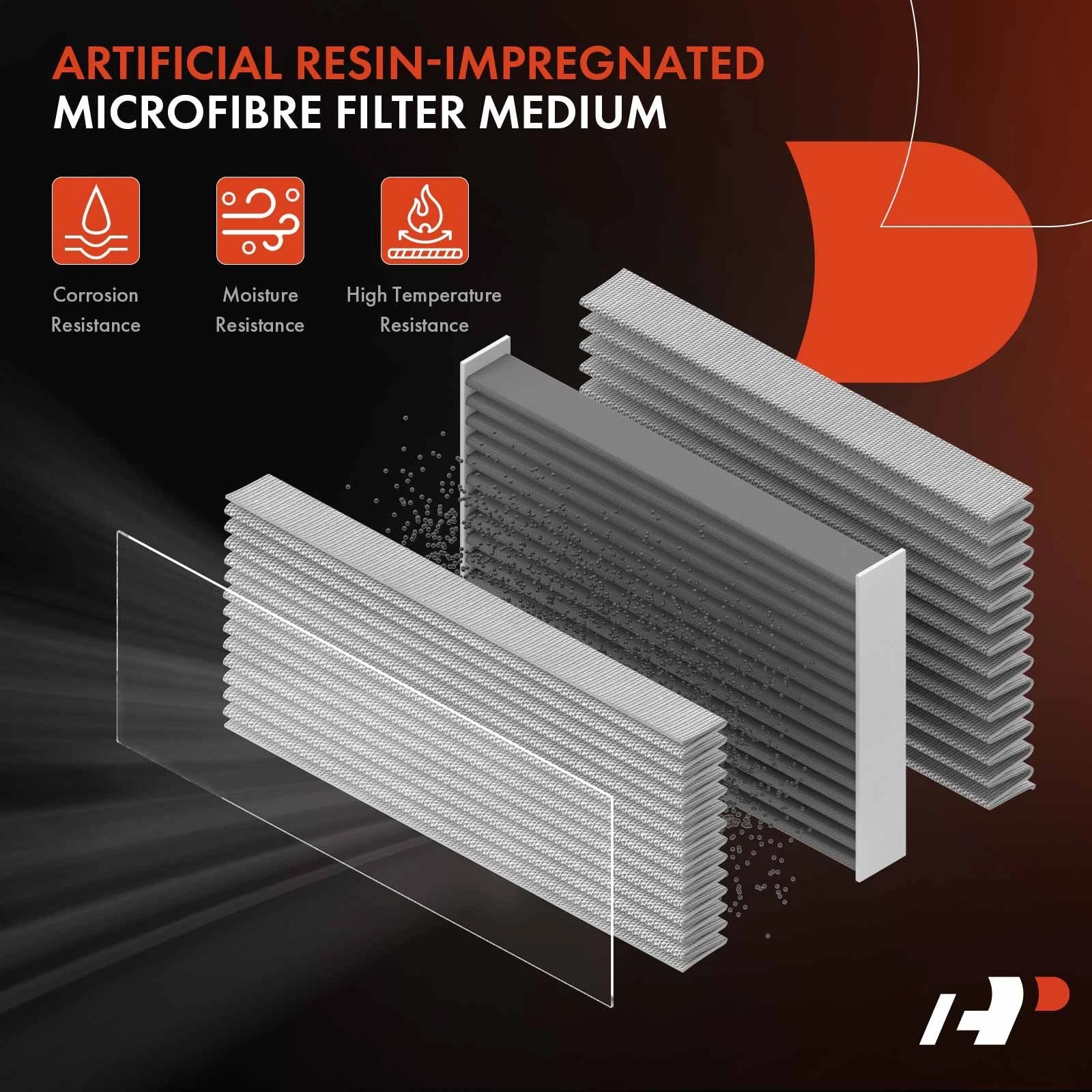 2X Engine Air Filter for BMW X5 X6 (2015-2019)