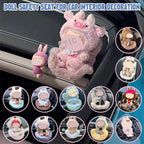Cute Doll Mini Safety Seat Air Vent Clip for Car Interior (—)