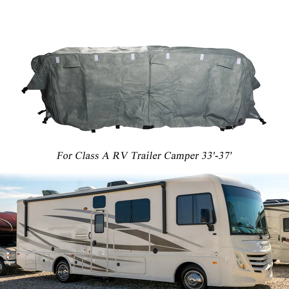 RV Cover for Class A Motorhome (33'-37' FT) - Anti Dust Storage