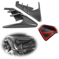 Gloss Carbon Fiber Side Fender Camera Cover Trims for Tesla Model 3 Y