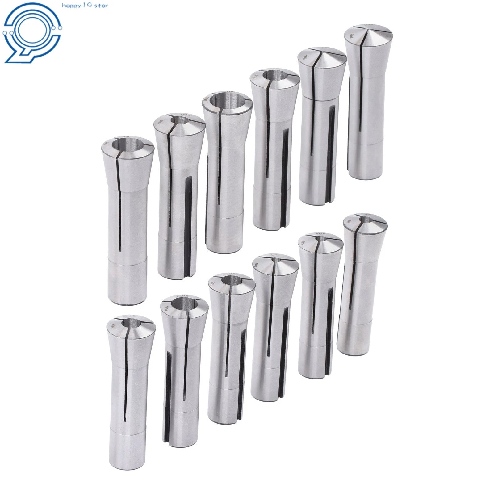 Collet Kit for R8 (1/8" to 7/8")