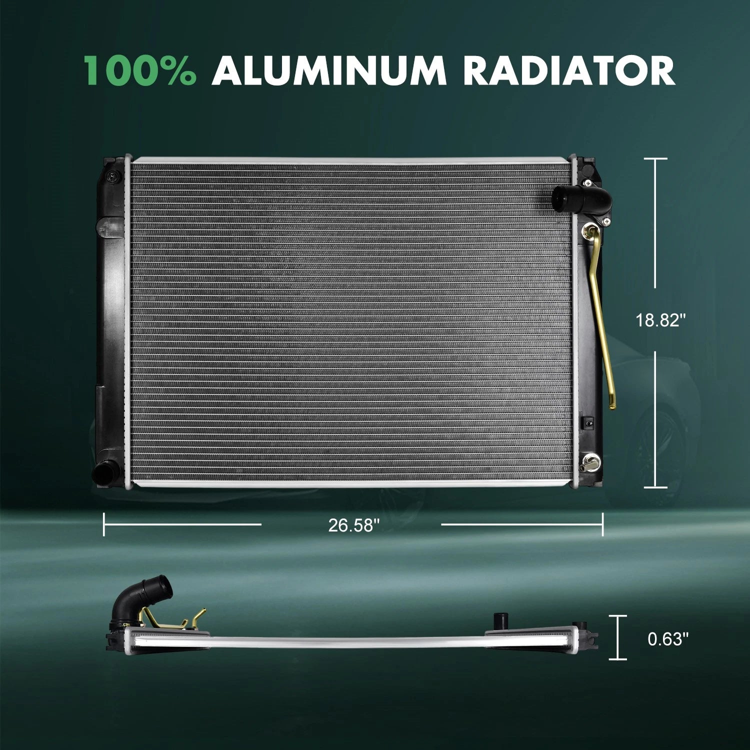 Aluminum Radiator for Toyota Sienna (2004–2006)