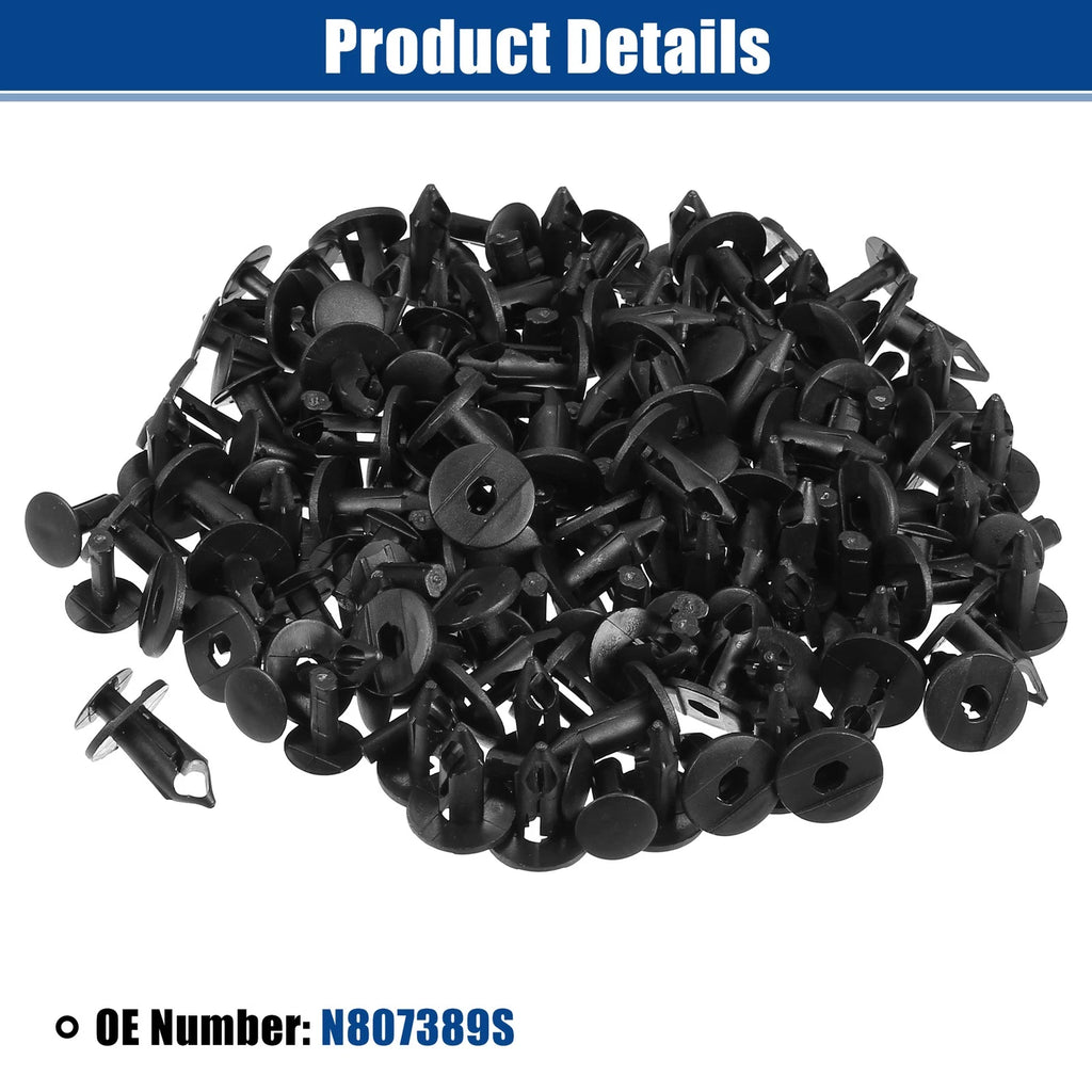 80 Pcs Bumper Retainers Clip Push Type Rivets for Ford Escape (2001–2012)