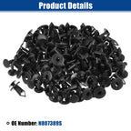 80 Pcs Bumper Retainers Clip Push Type Rivets for Ford Escape (2001–2012)