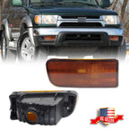 Set of 2 Front Bumper Turn Signal Lights for Toyota 4Runner (1999–2002) Amber Lens