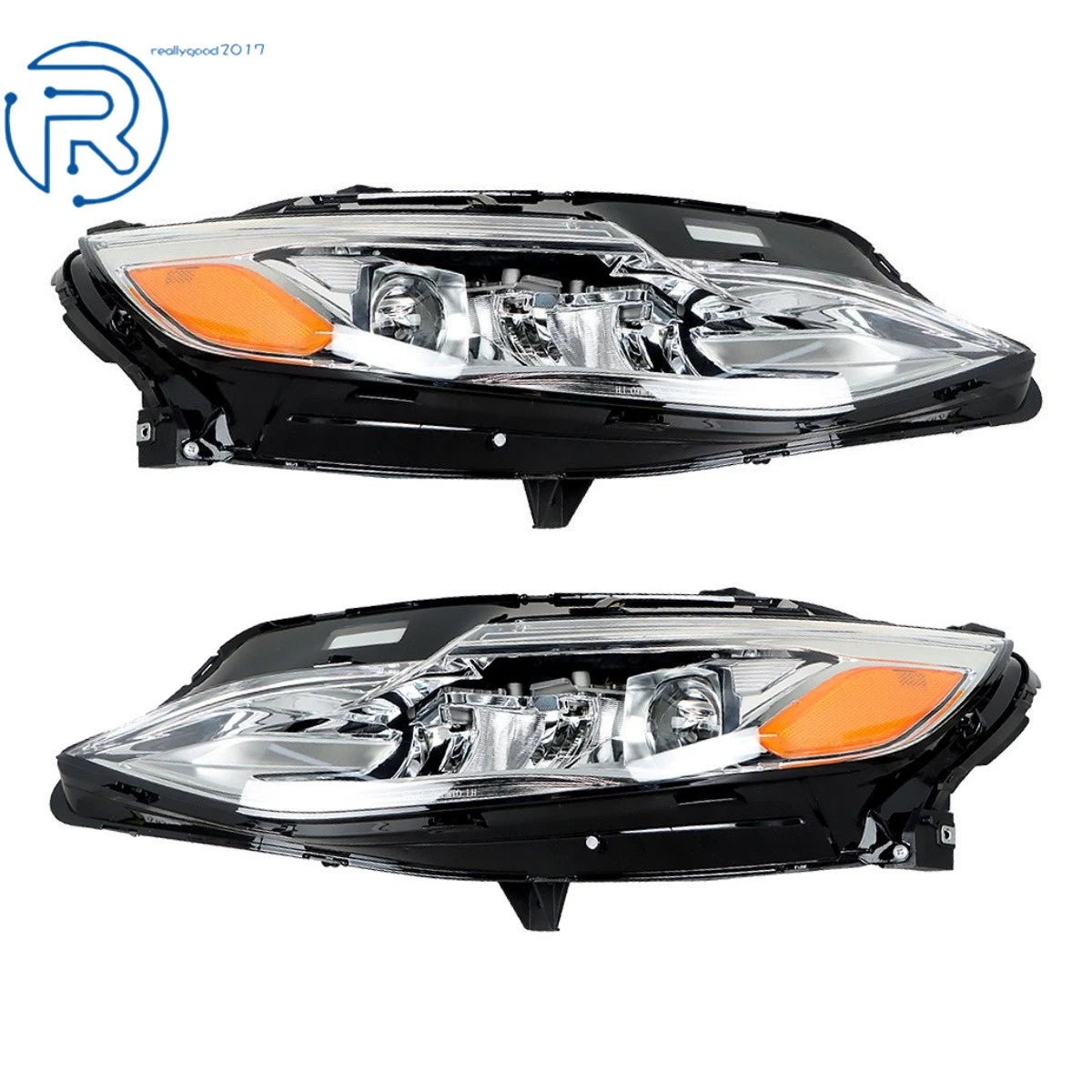 Set of 2 LED Headlight Assemblies for Chevrolet Malibu (2019-2021)