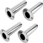 4 Pack Fishing Rod Holders for Boat (90 Degree, Stainless Steel 316)