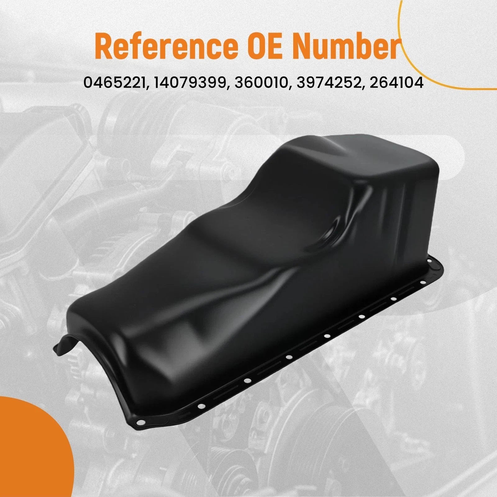 Engine Oil Pan for Chevrolet Monte Carlo (1970-1977) Steel