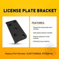 Front License Plate Bracket for Ford Escape (2007–2019) OEM 8L8Z-17A385-AA