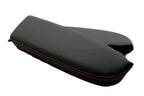 Leather Synthetic Door Panel Armrest Cover for Acura RDX (2007–2012) Red Stitch