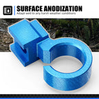 CNC Billet Front Brake Hose Line Clamp for Suzuki DRZ400SM (2005–2024)
