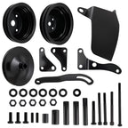 LWP Steel Pulley Kit for Small Block Chevy Motors (Complete)