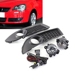 Fog Light Kit for VW Lo (2005–2009) - Left & Right, Mesh Grille