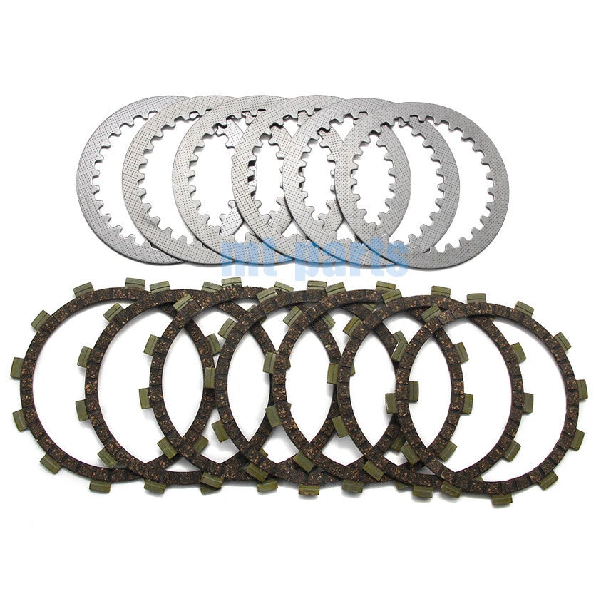 Clutch Friction Disc Plate Kit for Yamaha TT350A (3GJ) / XT350 (1985–1995)