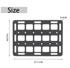 Tactical Molle Panel Car Headrest Gun Rack Storage for Vehicle