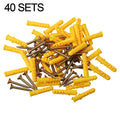 40Pcs Stainless Steel Expansion Screws for Drywall