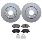 Front Brake Kit 280mm Rotors TRW Ceramic Pad for Elantra Veloster Forte Koup (2011–2019)