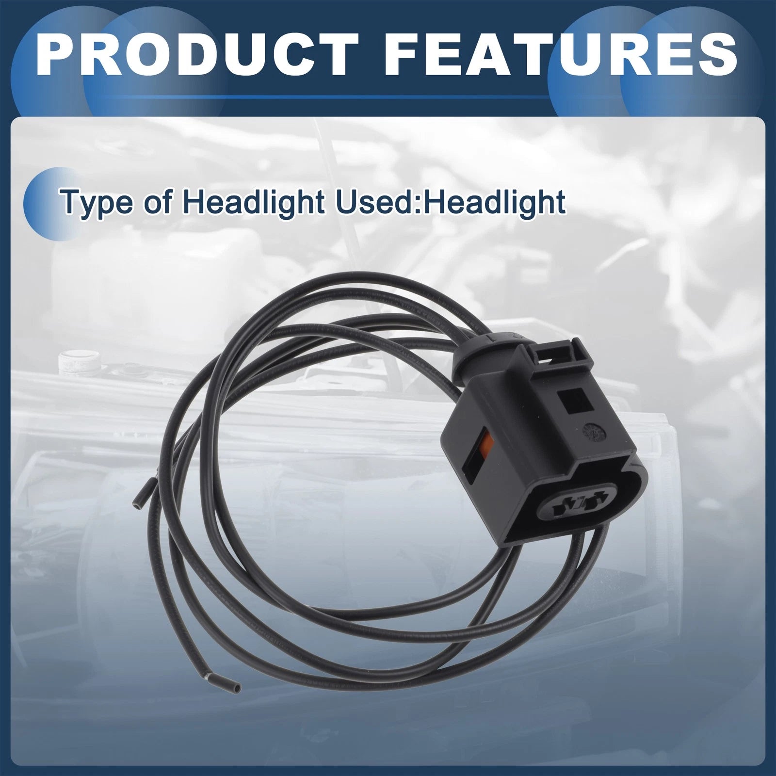 Headlight Cable Repair Kit for Audi A1 (8X1) No. 1J0973722