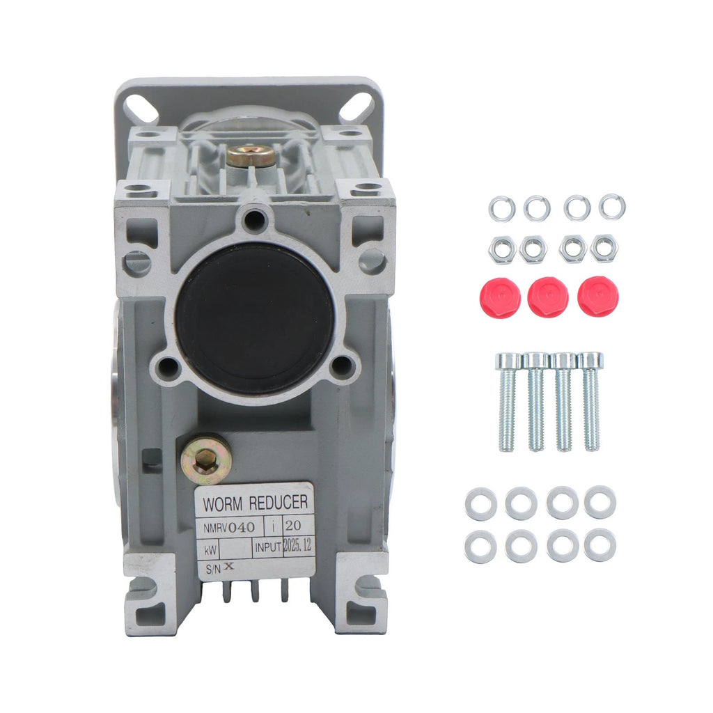 Worm Gear Reducer for Nema34 Stepper Motors (RV40 Ratio 20:1)