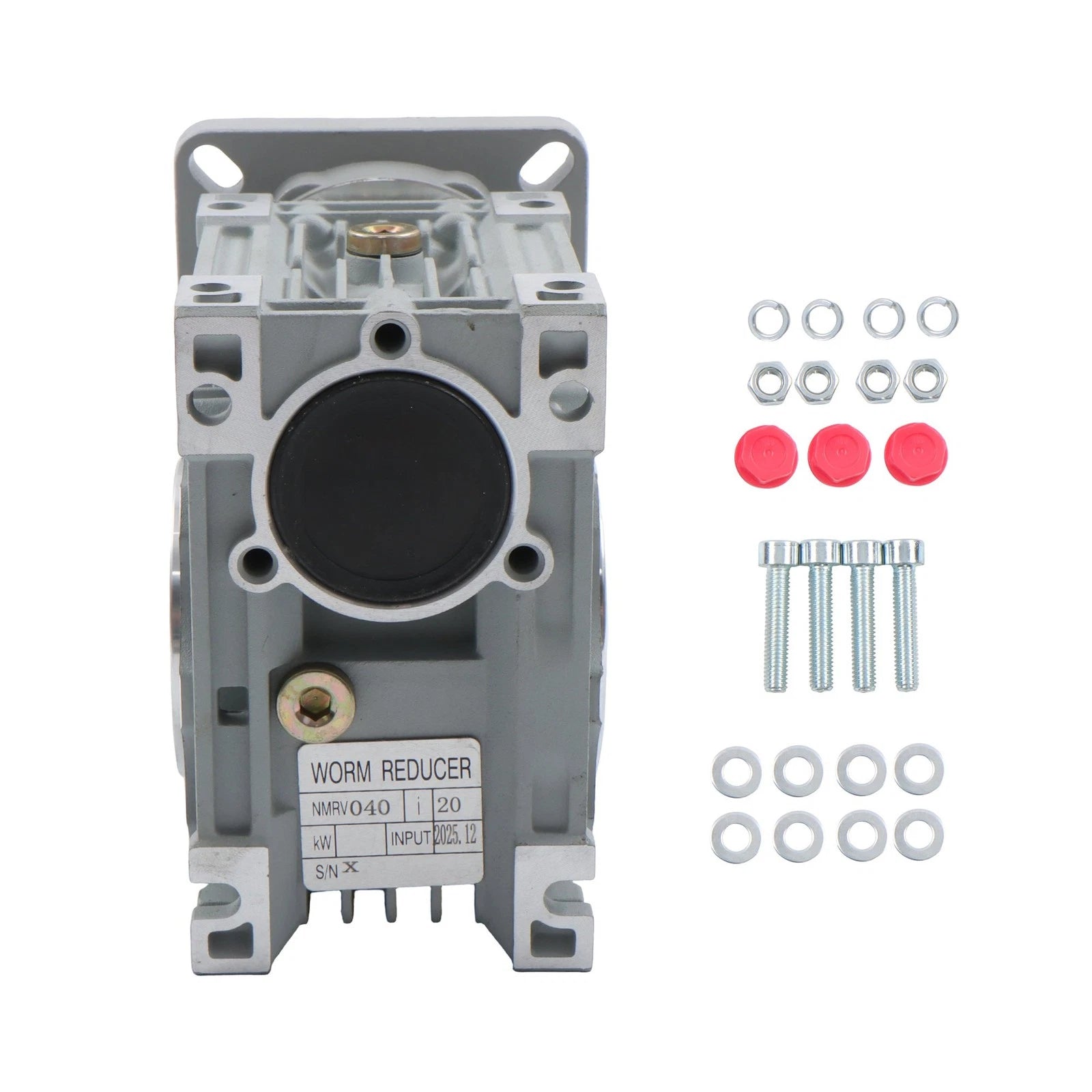Worm Gear Reducer for Nema34 Stepper Motors (RV40 Ratio 20:1)