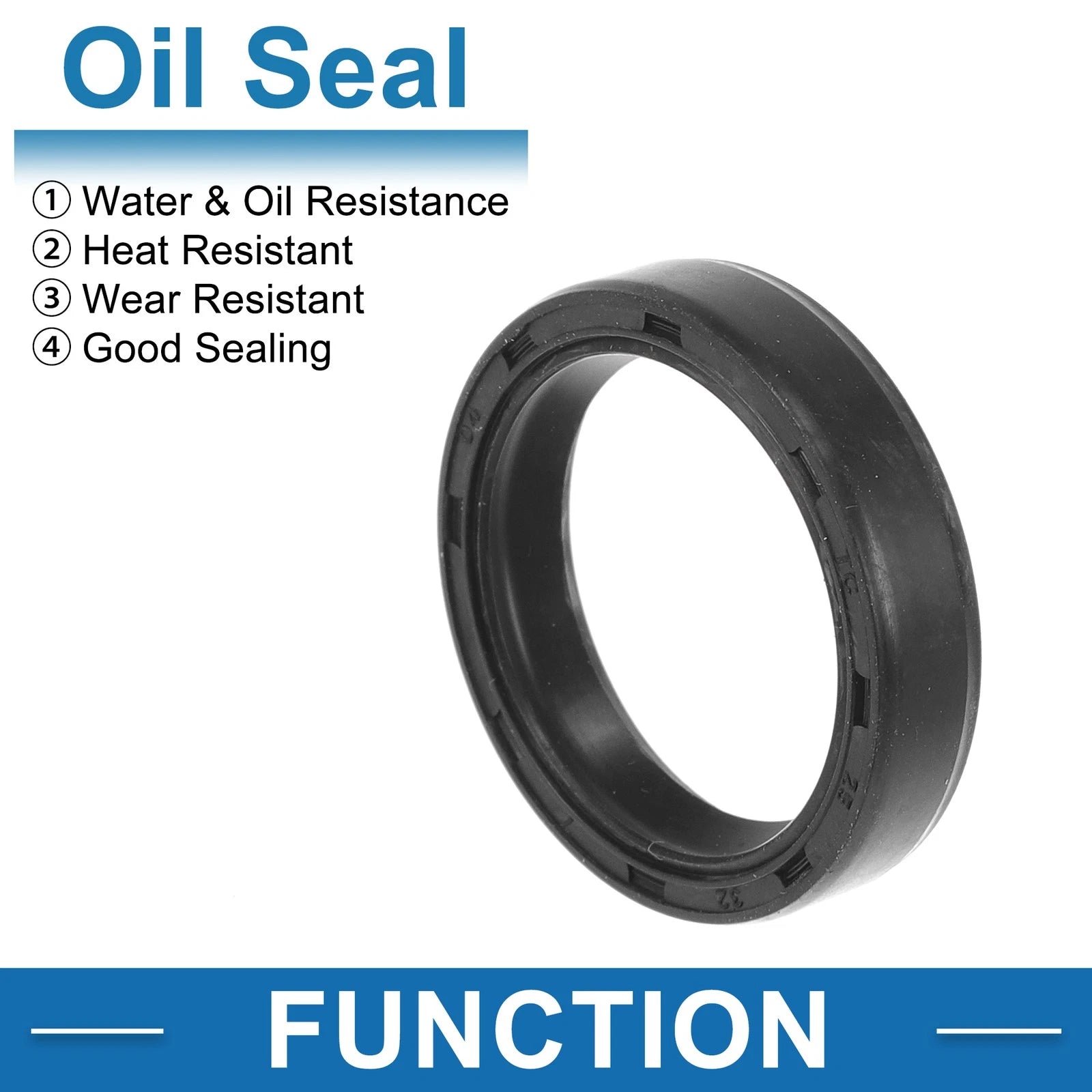 Set of 5 Oil Seal Rotary Shaft Seal for Various Models (25x32x7mm)
