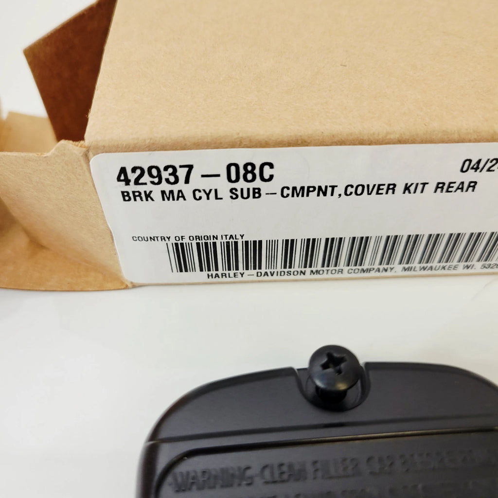 Rear Brake Master Cylinder Cover for Harley-Davidson (OEM 42937-08C)