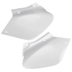 2 Side Panels for Honda XR250R XR400R (1996–2004) White Number Plates