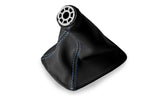 Leather Manual Shift Boot Cover for Toyota Celica (2000–2005) Blue Stitch