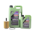 Oil Change Kit 6L Liqui Moly Molygen 5W-40 Mahle for Audi A3 Quattro