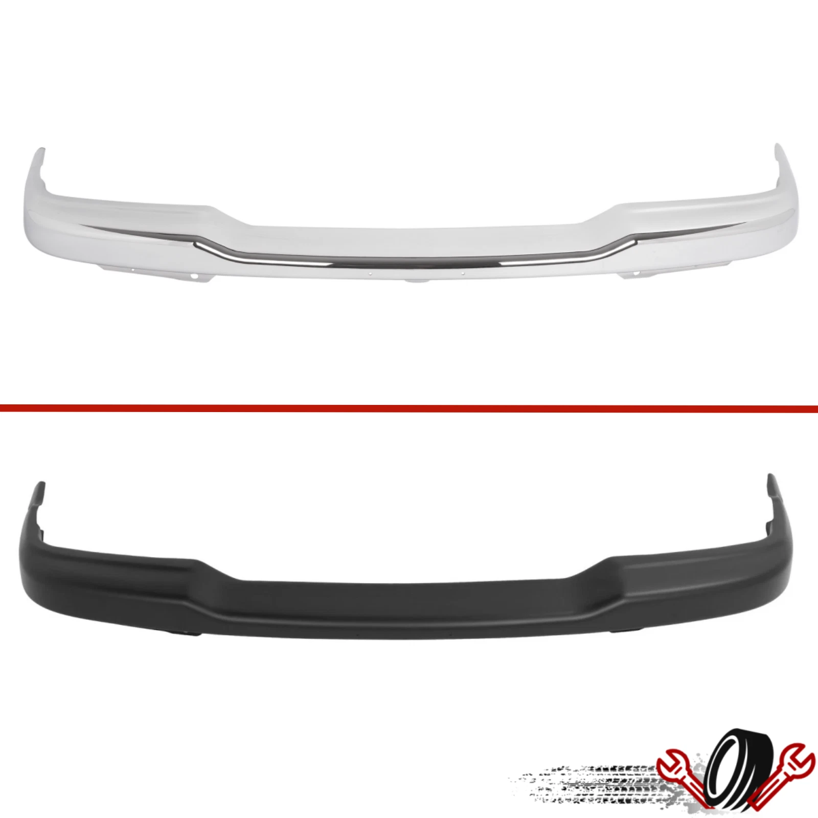 Chrome Front Bumper Cover for Ford Ranger Edge XL XLT (2001–2007)