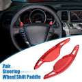 Set of 2 Steering Wheel Shift Paddle Covers for Nissan Altima (2019–2021) Red