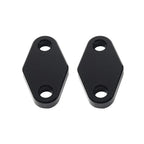 Black Oil Cooler Block Off Plate w/ Gasket for Suzuki Hayabusa GSX1300R (99-20)