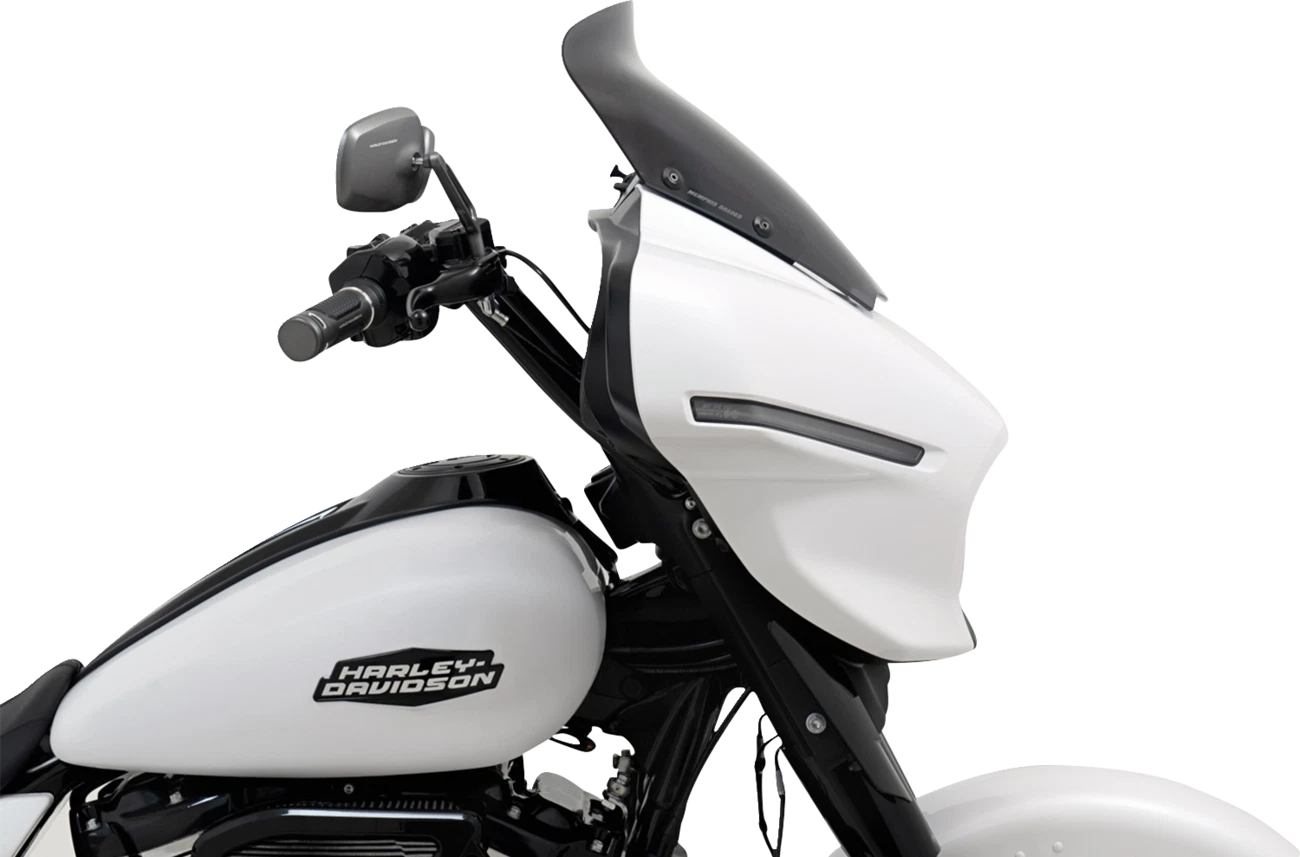 6" Spoiler Windshield for Harley FLHX (2014–2023) - Dark Black Smoke MEP89010