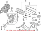 Genuine OEM Engine Valve Cover for Chrysler 300 Aspen (2005–2010) 53022085AD