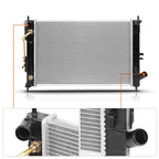 Full Aluminum Core Radiator for Forte5 (2015–2018) / Elantra (2014–2016) DPI-13412