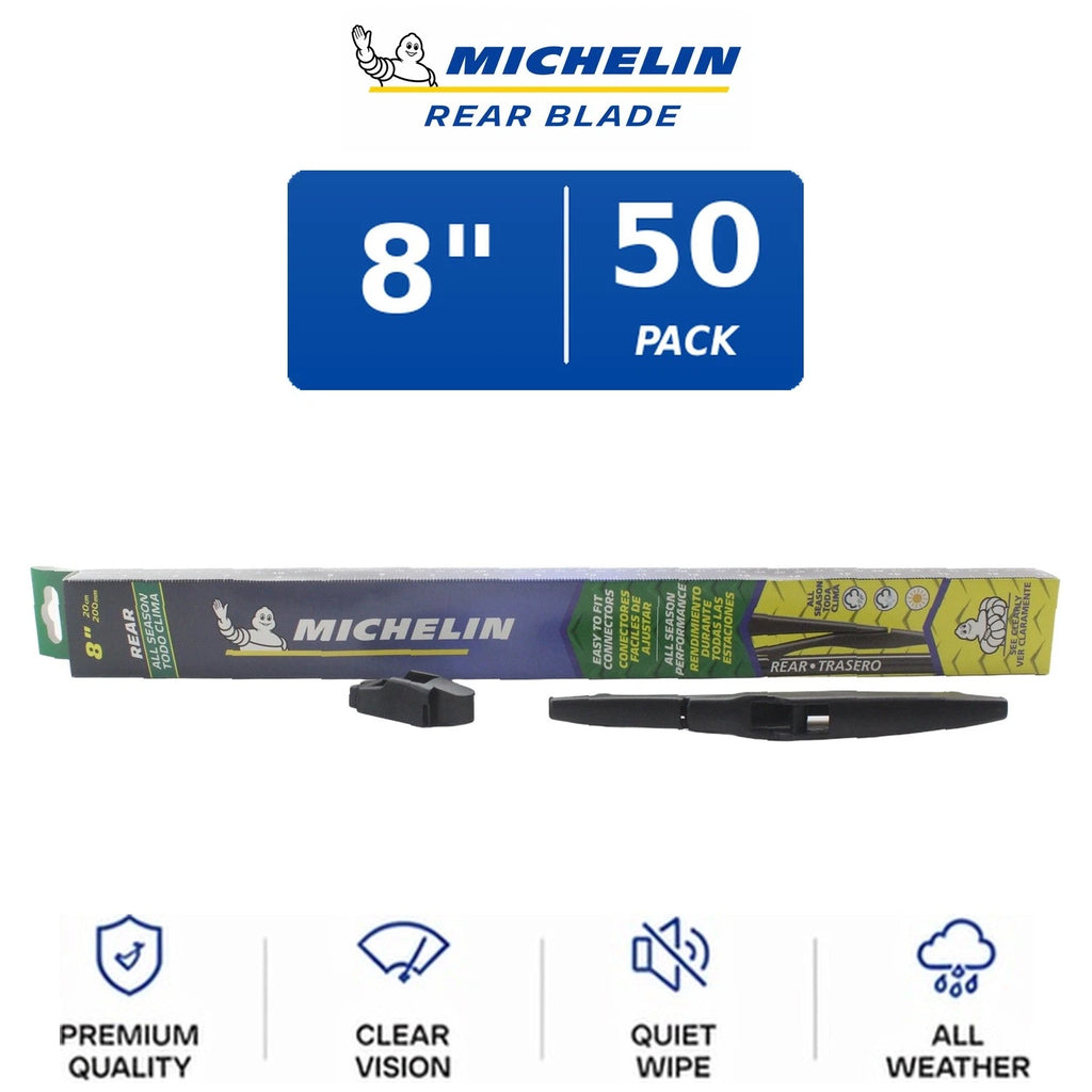 Set of 2 Michelin Rear Wiper Blades for Curved-Fit Vehicles (50-Pack)