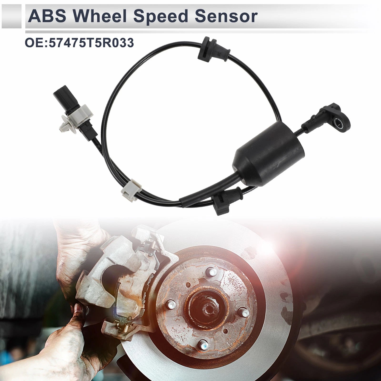 ABS Wheel Speed Sensor No. 57475T5R033 for Honda Fit (2015–2020) Rear Left